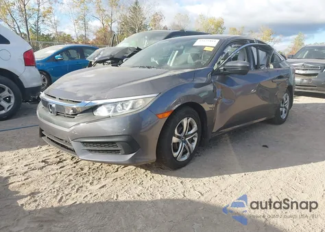2017 Honda Civic Lx из США, поврежденный, VIN 2HGFC2F53HH541553